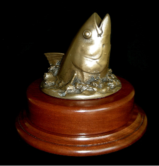 Bronze Tuna Head Mount Trophy Bronze Tuna Head Mount Trophy