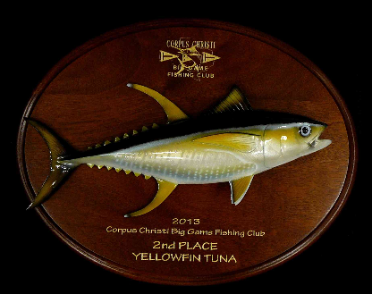 16" Yellowfin Tuna Plaque 16" Yellowfin Tuna Plaque