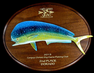 16" Dorado / Dolphin Plaque 16" Dorado / Dolphin Plaque