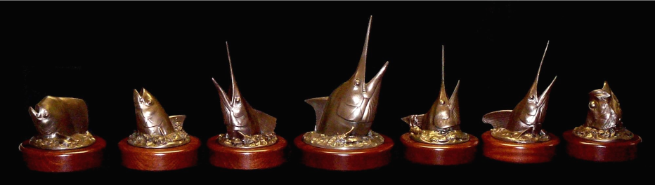 Bronze Game Fish Trophies Bronze Game Fish Trophies